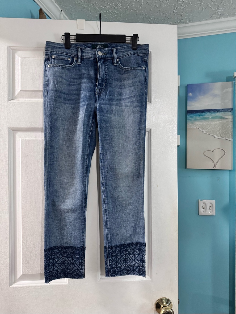 Ralph Lauren Light Blue Denim Jeans with Green Label